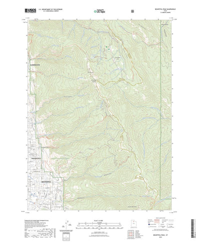 United States Geological Survey Bountiful Peak, UT (2023, 24000-Scale) digital map