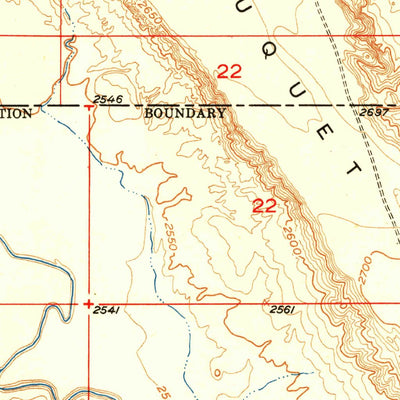 United States Geological Survey Bouquet Table, SD (1952, 24000-Scale) digital map