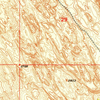 United States Geological Survey Bouquet Table, SD (1952, 24000-Scale) digital map