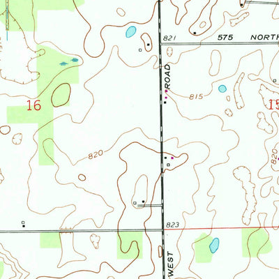 United States Geological Survey Bourbon, IN (1958, 24000-Scale) digital map