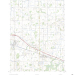 United States Geological Survey Bourbon, IN (2022, 24000-Scale) digital map