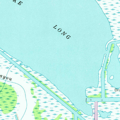 United States Geological Survey Bourg, LA (1963, 24000-Scale) digital map