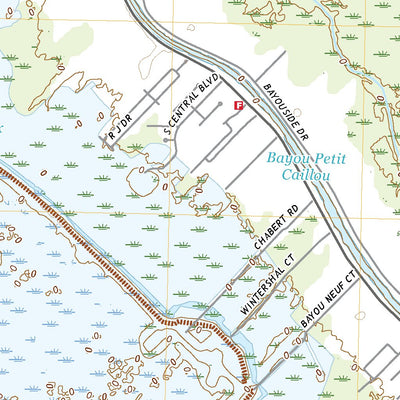United States Geological Survey Bourg, LA (2020, 24000-Scale) digital map