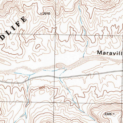 United States Geological Survey Bourland Canyon, TX (1983, 24000-Scale) digital map
