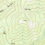 United States Geological Survey Bourne, OR (1972, 24000-Scale) digital map