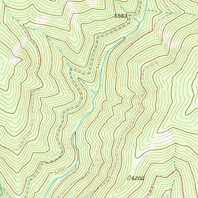 United States Geological Survey Bourne, OR (1972, 24000-Scale) digital map