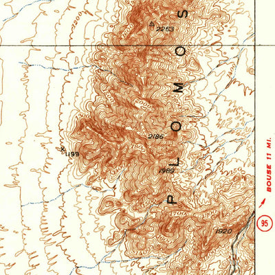 United States Geological Survey Bouse, AZ (1930, 62500-Scale) digital map