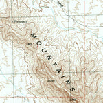 United States Geological Survey Bouse Hills East, AZ (1990, 24000-Scale) digital map