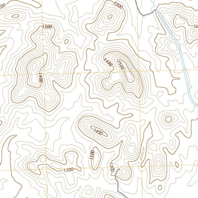 United States Geological Survey Bouse Hills West, AZ (2021, 24000-Scale) digital map