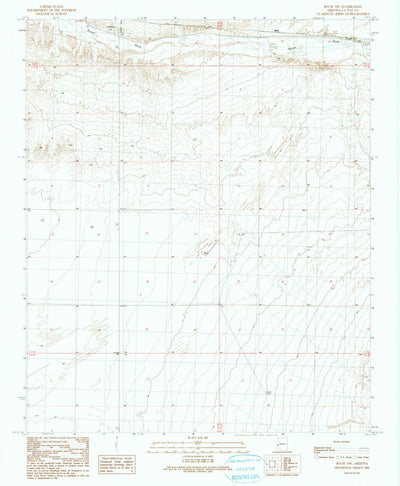 United States Geological Survey Bouse NW, AZ (1990, 24000-Scale) digital map