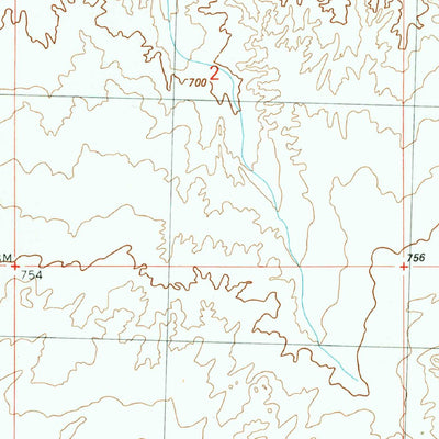United States Geological Survey Bouse NW, AZ (1990, 24000-Scale) digital map