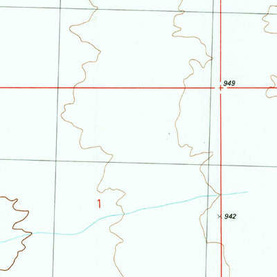 United States Geological Survey Bouse SW, AZ (1990, 24000-Scale) digital map