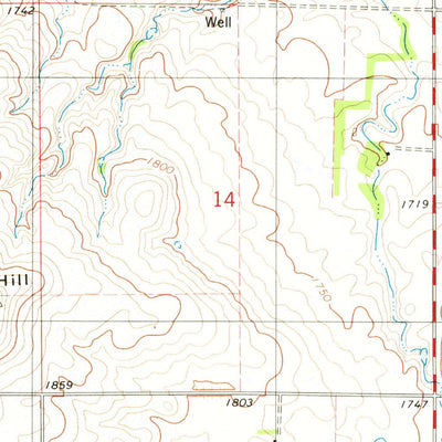 United States Geological Survey Bovee, SD (1979, 24000-Scale) digital map
