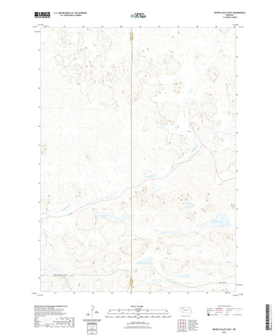 United States Geological Survey Bovee Valley East, NE (2021, 24000-Scale) digital map