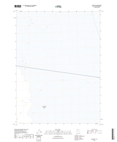 United States Geological Survey Bovine SE, UT (2023, 24000-Scale) digital map