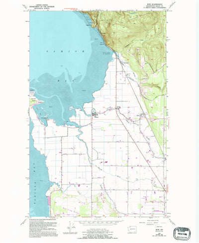 United States Geological Survey Bow, WA (1954, 24000-Scale) digital map
