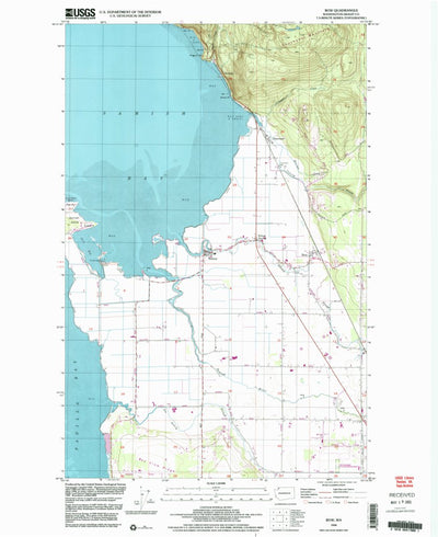 United States Geological Survey Bow, WA (1998, 24000-Scale) digital map