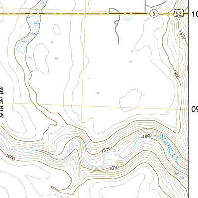 United States Geological Survey Bowbells, ND (2020, 24000-Scale) digital map