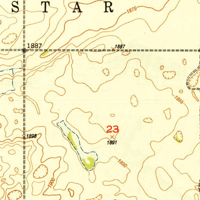 United States Geological Survey Bowbells NW, ND (1949, 24000-Scale) digital map