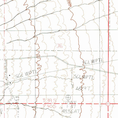 United States Geological Survey Bowden Waterhole, OR (1982, 24000-Scale) digital map