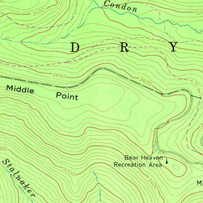 United States Geological Survey Bowden, WV (1968, 24000-Scale) digital map