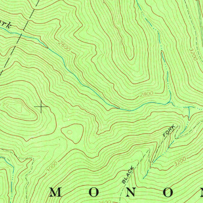 United States Geological Survey Bowden, WV (1968, 24000-Scale) digital map