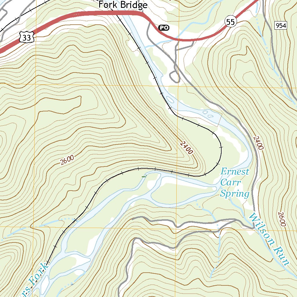 Bowden, WV (2019, 24000-Scale) Map by United States Geological Survey ...