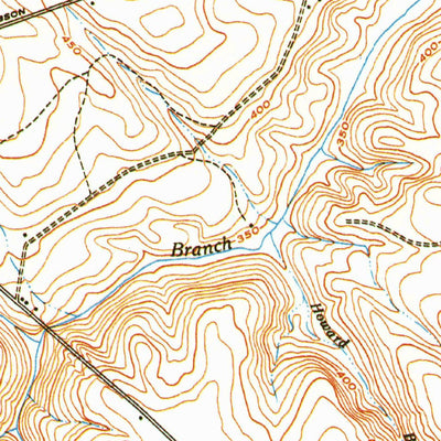 United States Geological Survey Bowdens Pond, GA (1950, 24000-Scale) digital map