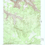 United States Geological Survey Bowdie Canyon East, UT (1996, 24000-Scale) digital map
