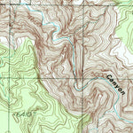 United States Geological Survey Bowdie Canyon East, UT (1996, 24000-Scale) digital map