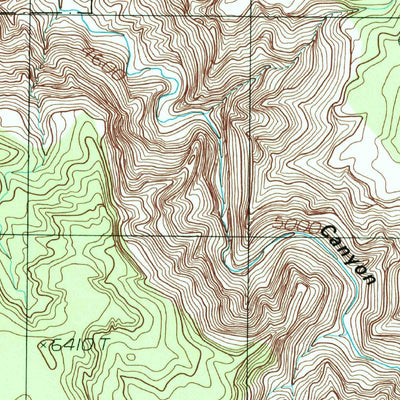 United States Geological Survey Bowdie Canyon East, UT (1996, 24000-Scale) digital map