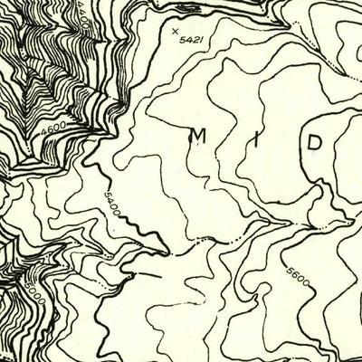 United States Geological Survey Bowdie Canyon West, UT (1954, 24000-Scale) digital map