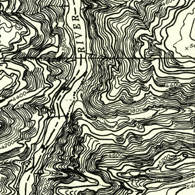 United States Geological Survey Bowdie Canyon West, UT (1954, 24000-Scale) digital map
