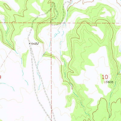 United States Geological Survey Bowdish Canyon, CO (1979, 24000-Scale) digital map