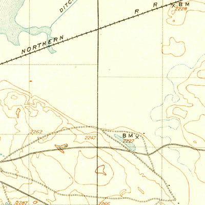 United States Geological Survey Bowdoin, MT (1905, 62500-Scale) digital map