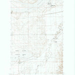 United States Geological Survey Bowdoin, MT (1984, 24000-Scale) digital map