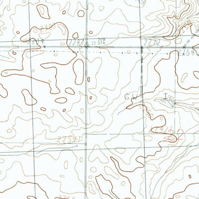 United States Geological Survey Bowdoin, MT (1984, 24000-Scale) digital map