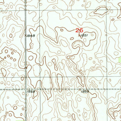 United States Geological Survey Bowdon, ND (1951, 24000-Scale) digital map