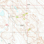 United States Geological Survey Bowdon SE, ND (1978, 24000-Scale) digital map