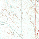 United States Geological Survey Bowen Flat, WY (1981, 24000-Scale) digital map