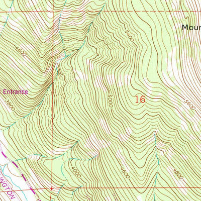 United States Geological Survey Bowen Lake, MT (1963, 24000-Scale) digital map