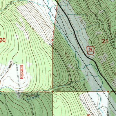 United States Geological Survey Bowen Lake, MT (1997, 24000-Scale) digital map