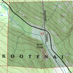 United States Geological Survey Bowen Lake, MT (1997, 24000-Scale) digital map