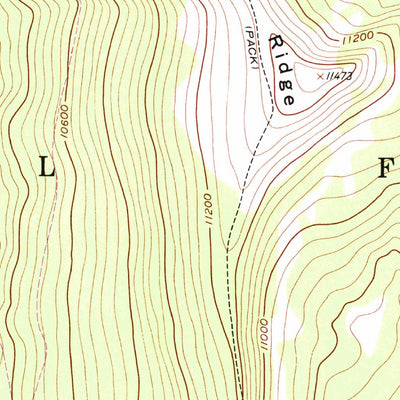 United States Geological Survey Bowen Mountain, CO (1957, 24000-Scale) digital map