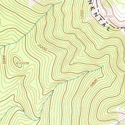 United States Geological Survey Bowen Mountain, CO (1957, 24000-Scale) digital map