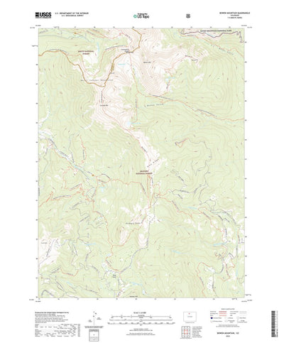 United States Geological Survey Bowen Mountain, CO (2022, 24000-Scale) digital map