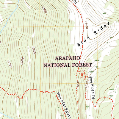 United States Geological Survey Bowen Mountain, CO (2022, 24000-Scale) digital map