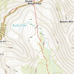 United States Geological Survey Bowen Mountain, CO (2022, 24000-Scale) digital map