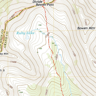 United States Geological Survey Bowen Mountain, CO (2022, 24000-Scale) digital map