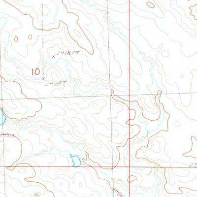 United States Geological Survey Bowen Ranch, SD (1983, 24000-Scale) digital map